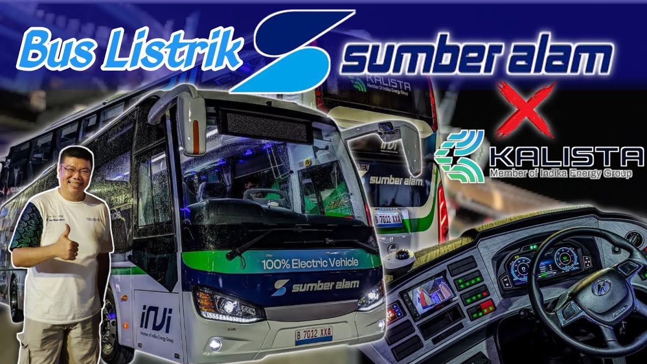 REVIEW‼️BUS LISTRIK PO SUMBER ALAM