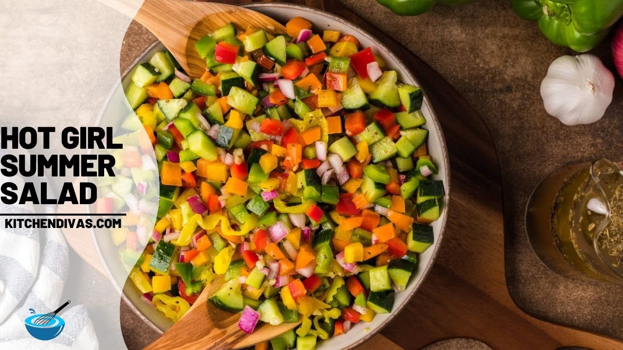 Hot Girl Summer Salad (Bell Pepper Salad)