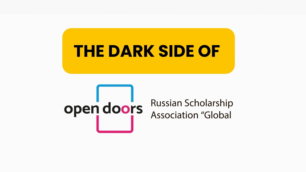 Dark side of Open Doors Scholarship 2026