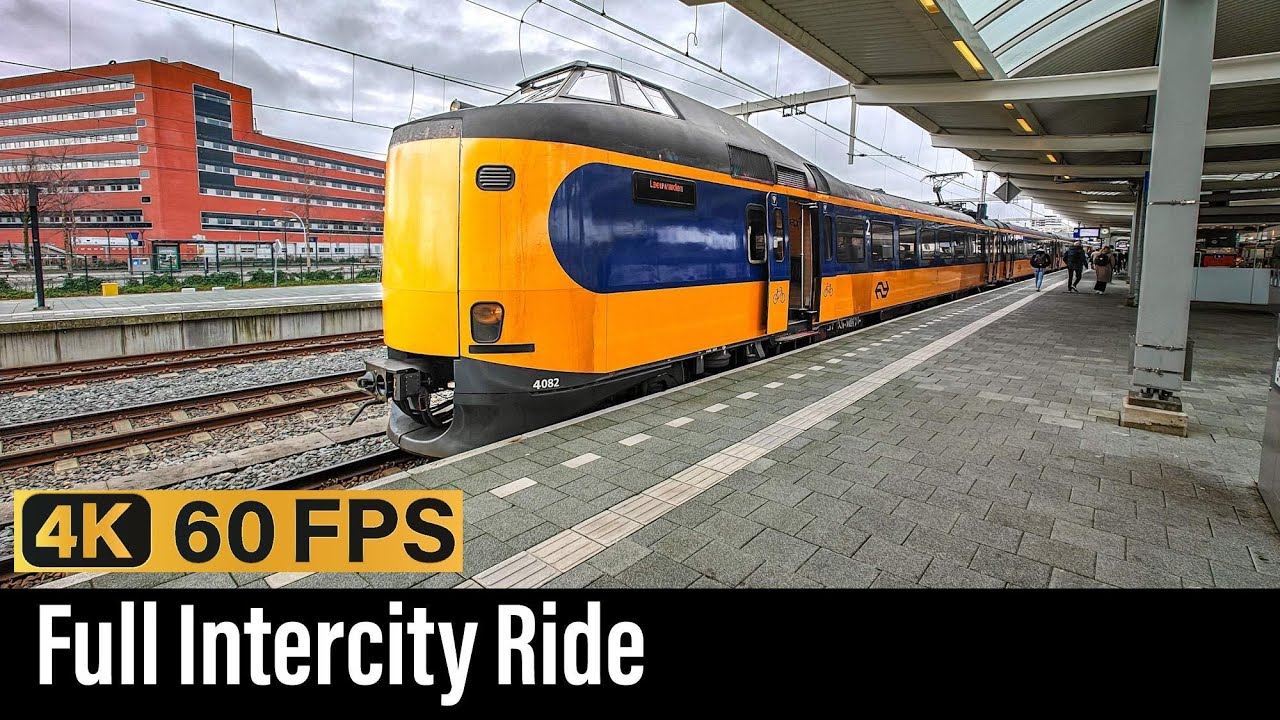 Train Cab Ride NL / Full Intercity Ride! / Rotterdam - Utrecht - Leeuwarden / ICM / February 2024