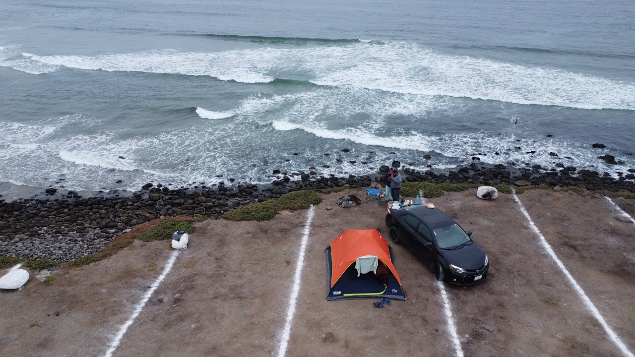 LUGARES PARA ACAMPAR CERCAS DE LA PLAYA, Alisitos Rosarito BC