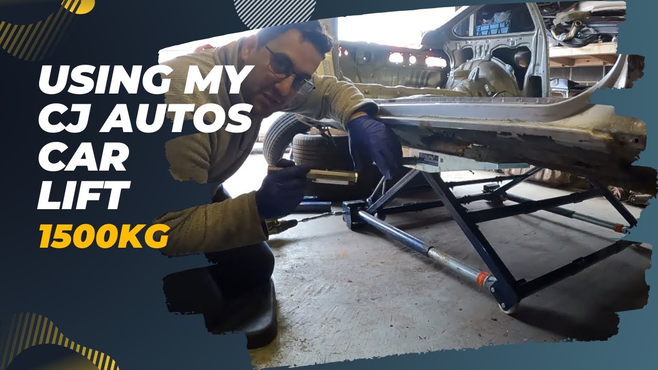 Using my CJ Autos 1500 KG Car Lift on my 1990 CRX Project. PT7