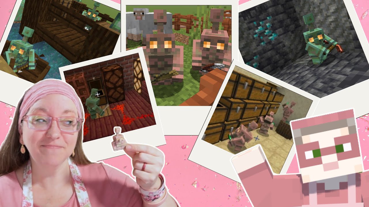 Использование медных големов в Minecraft ради развлечения (а не ради практического применения).