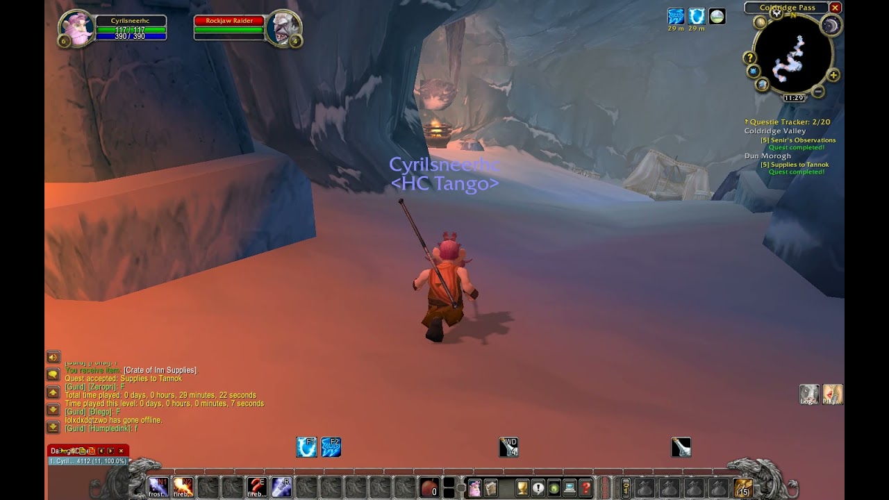 Dad Gamer WoW SOM New Project Cyril Sneer lvl 6