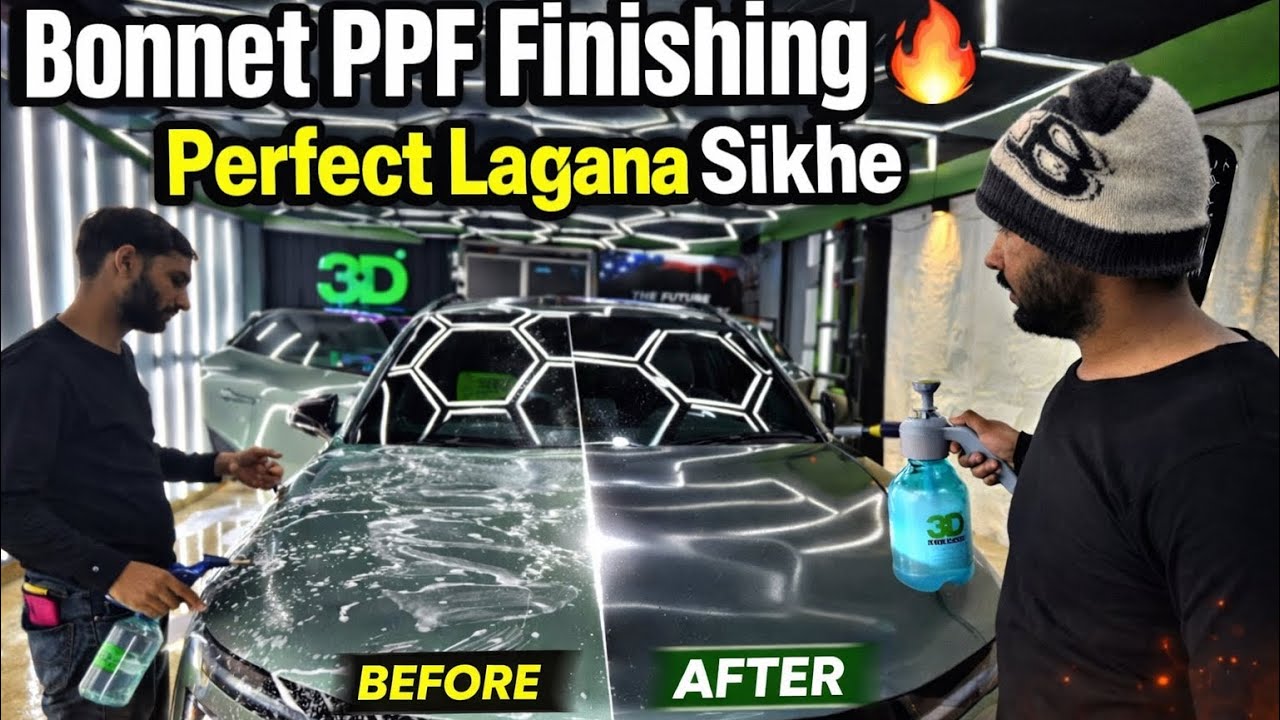  Vlog 15 Bonnet PPF finishing 🔥 se lagana sikhe ❤️‍🔥