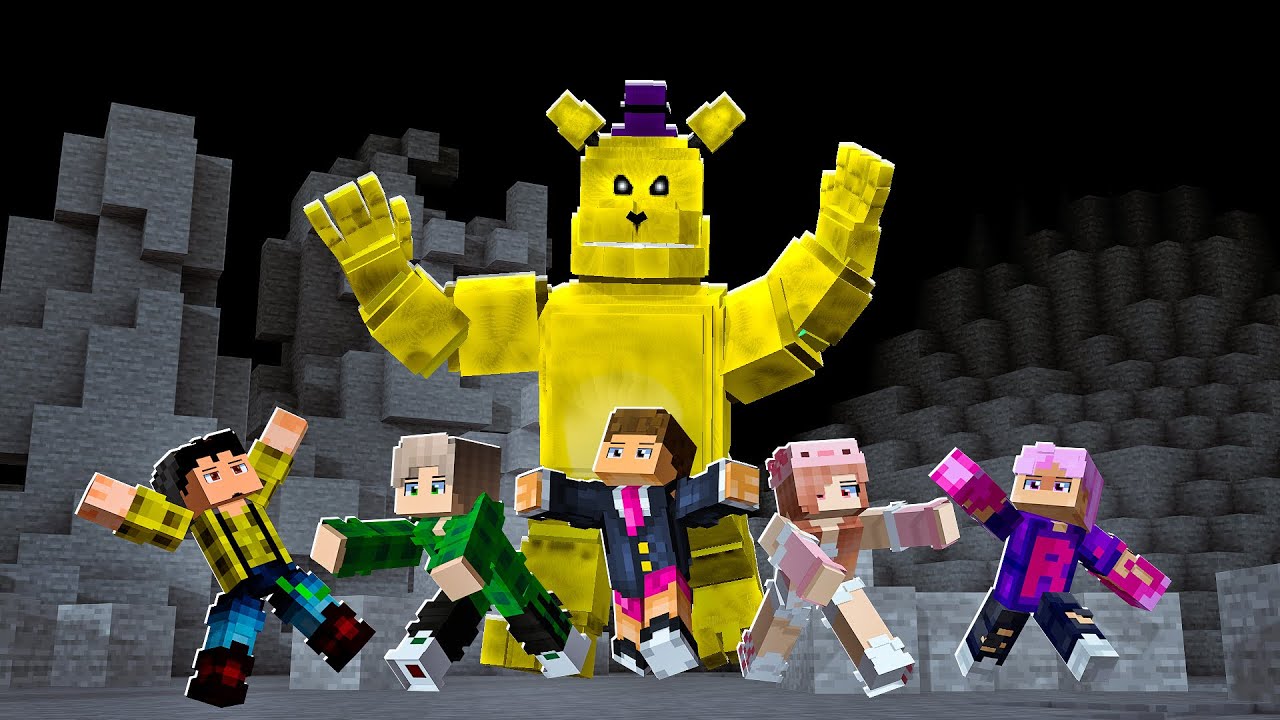 ESQUADRÃO DE AMIGOS CONTRA FAST FREADBEAR no MINECRAFT!