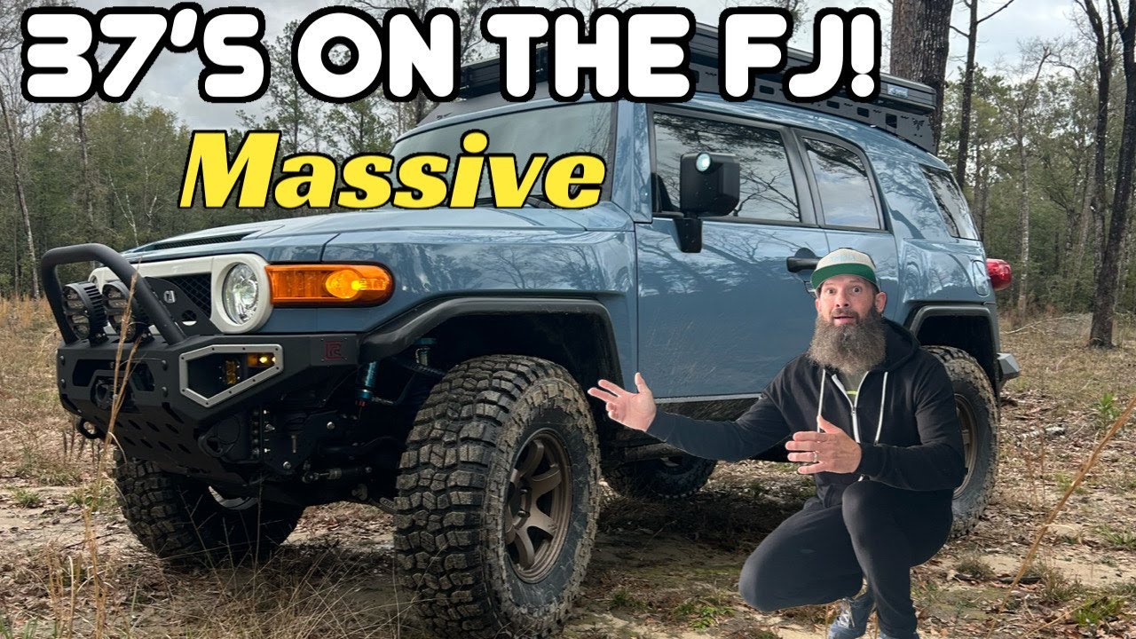 Toyota FJ Cruiser на 37-дюймовых шинах | Подбор шин, внешний вид и первые впечатления