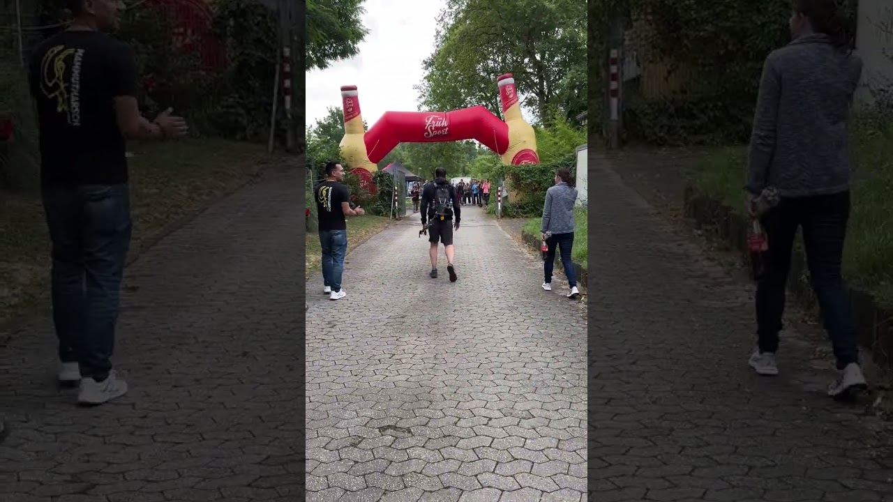 Gänsehaut / Der letzte Finisher nach 50 Stunden beim 171km Kölnpfad Ultramarsch