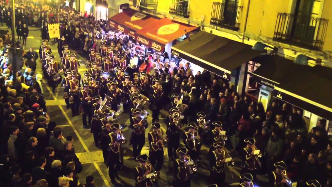 Procesión de la Última Cena. León. Agrupación musical La Ce