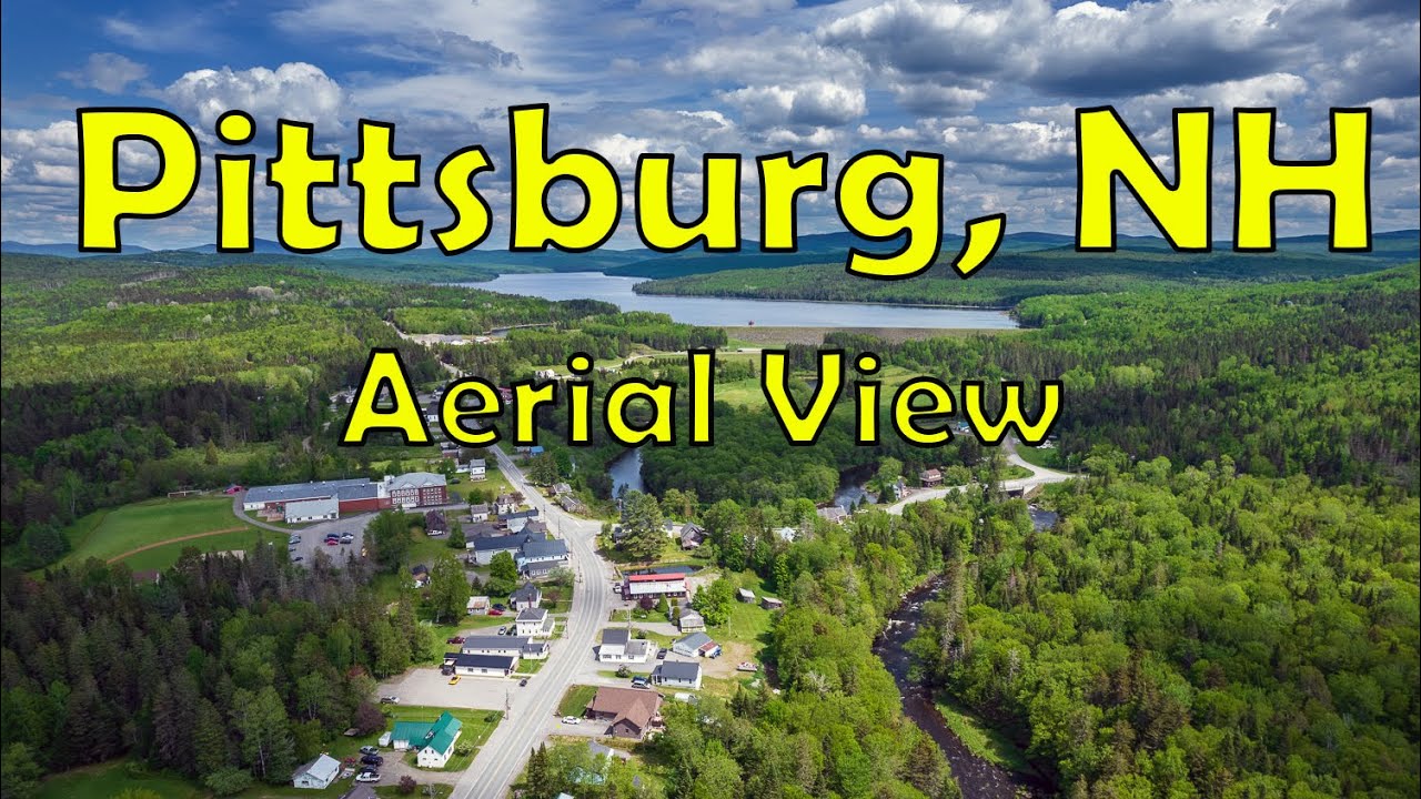Aerial view of Pittsburg, NH  June 2021