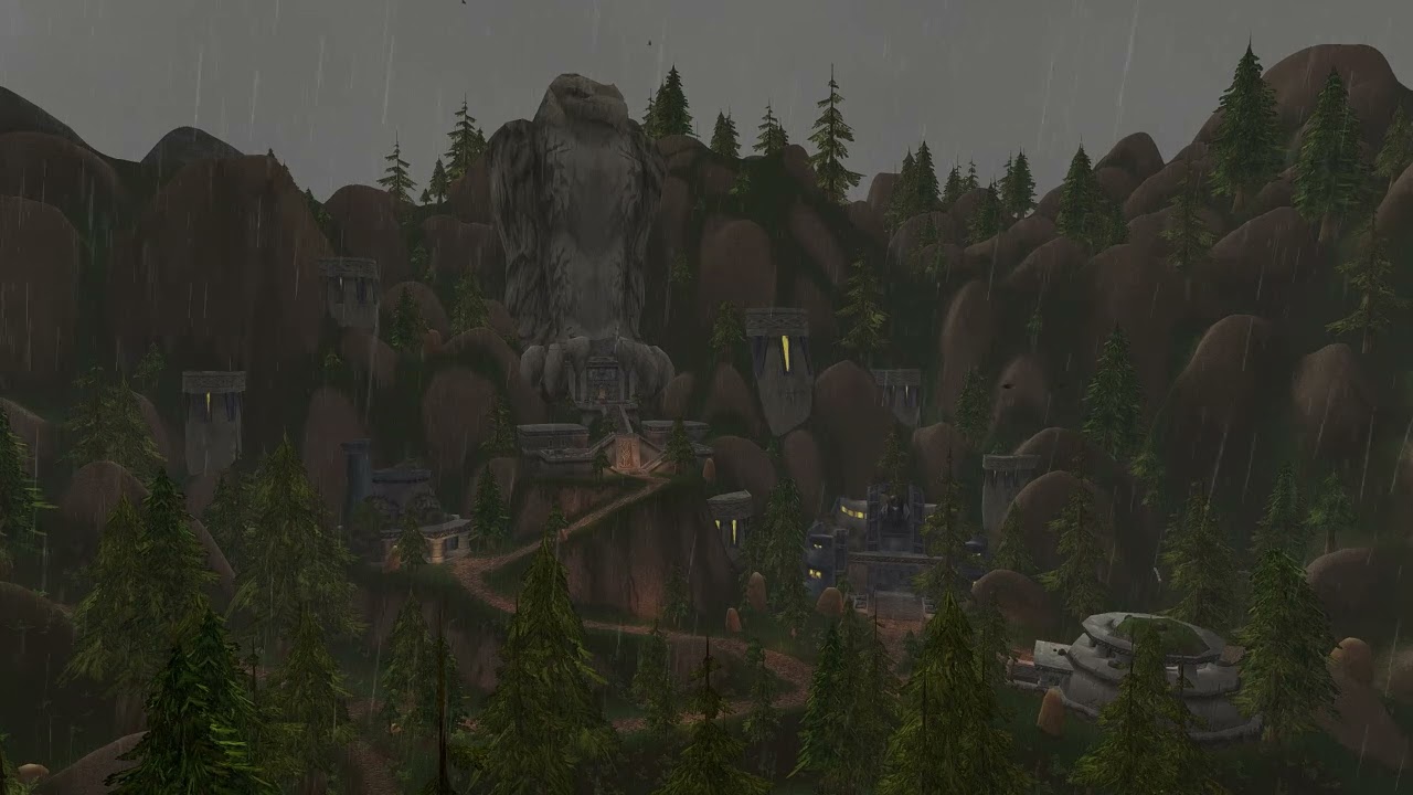 The Hinterlands Ambience | Thunderstorm Ambience in World of Warcraft | 5 HOURS