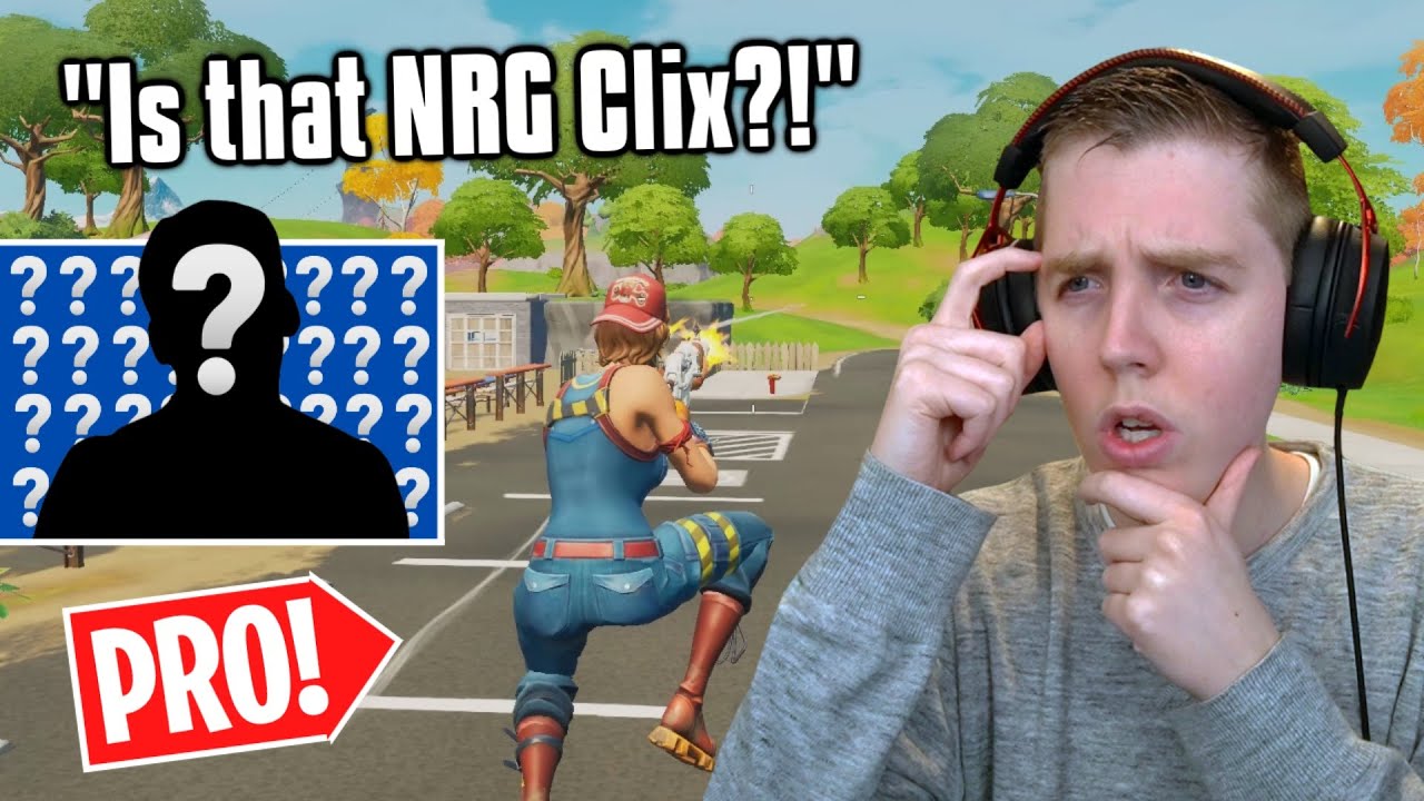 Guessing The Pro Fortnite Player ONLY Using Their Gameplay!