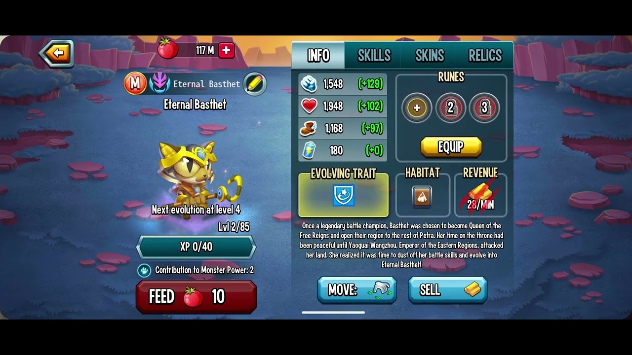 Eternal Basthet | Monster Legends