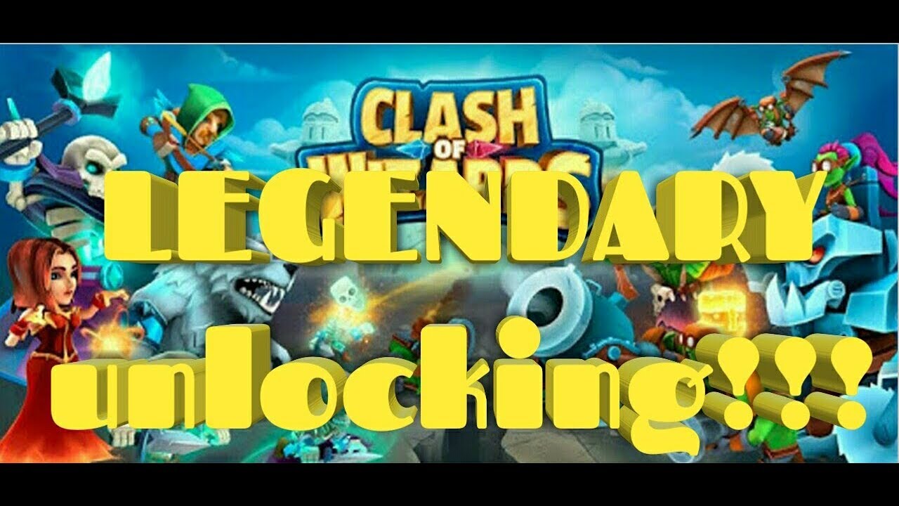 Clash of wizards legendary unlocking wow😱👍
