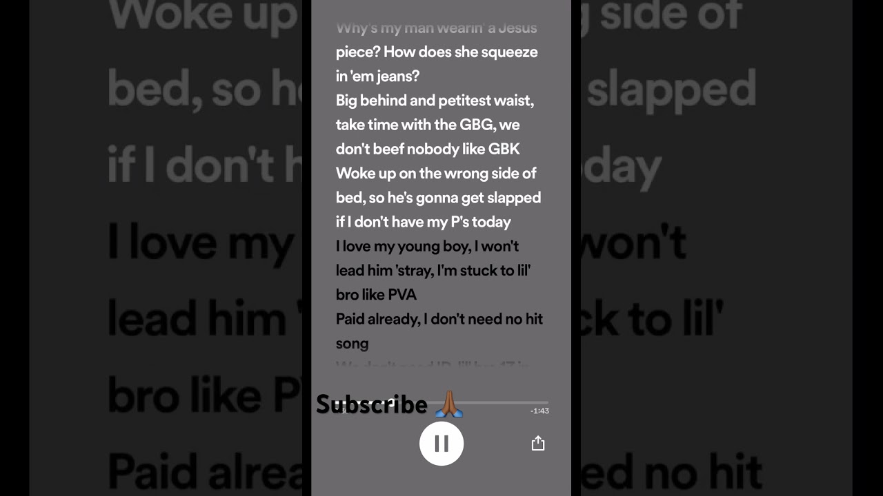 Band4Band (Lyrics)- Central Cee #afrobeat #centralcee #lilbaby #band4band #rapsong #shortsvideo