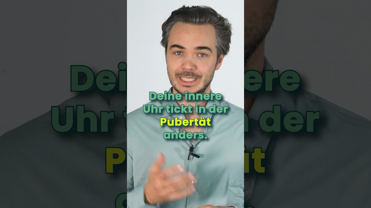 🌙 Die innere Uhr tickt in der Pubert&auml;t anders! 🕰️ #Schlaf #Pubert&auml;t #Epigenetik #InnereUhr