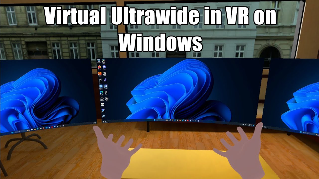 Create a Virtual Ultrawide Monitor in VR on Windows