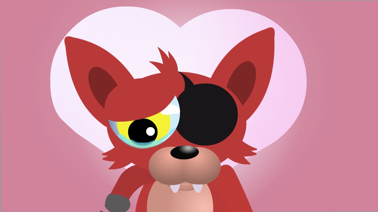 FNAF Valentine's Day Cartoon | Foxy is sad! | FNaF School