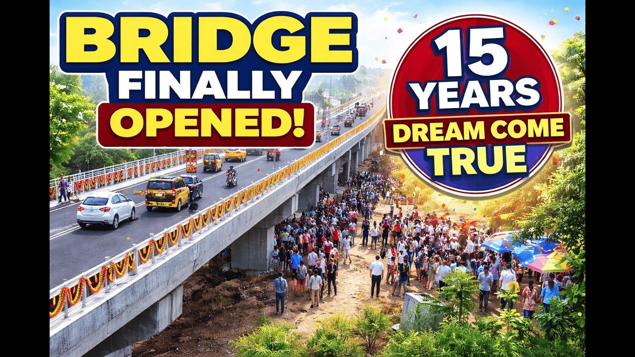 Veppampattu Bridge Finally Opened! 15 Years Dream Comes True for Local People 🎉