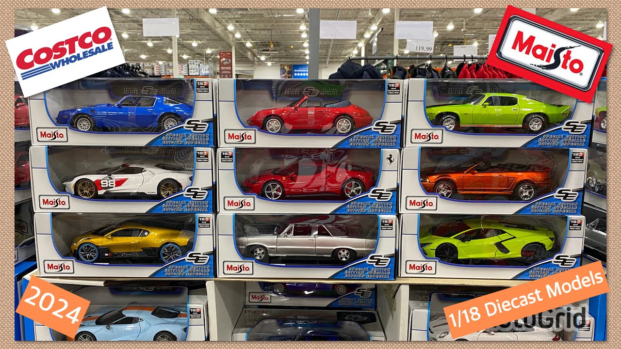 2024 - 1/18 Maisto Diecast Models At Costco South Australia