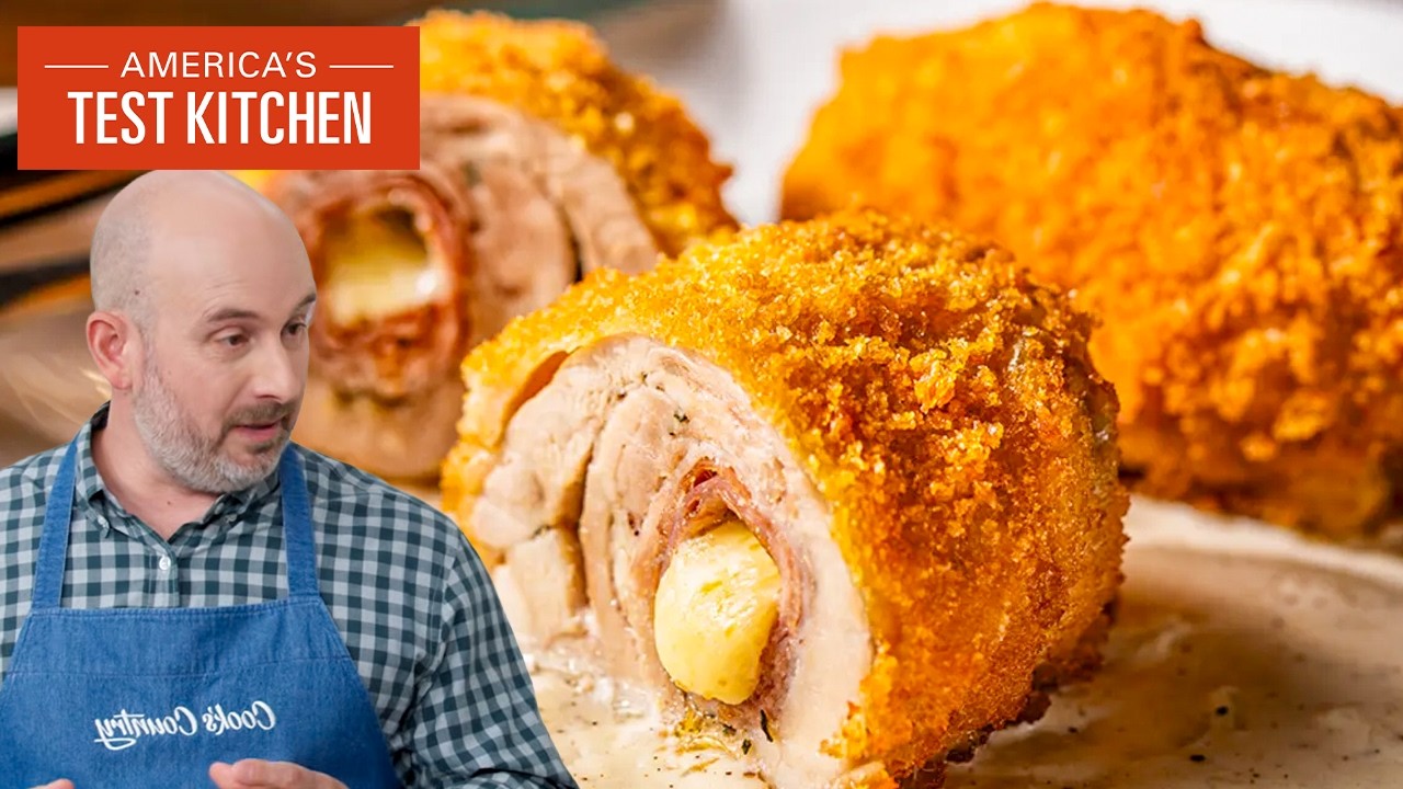 The Secret to Perfectly Cooked Chicken Cordon Bleu | America's Test Kitchen
