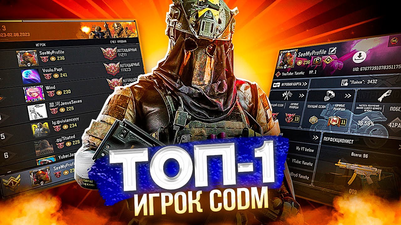 НАСТРОЙКИ И КОМПЛЕКТЫ #1 ИГРОКА РЕЙТИНГА CALL OF DUTY MOBILE 💯 ЛУЧШИЙ ИГРОК 5 СЕЗОНА 2023 КОЛДЫ