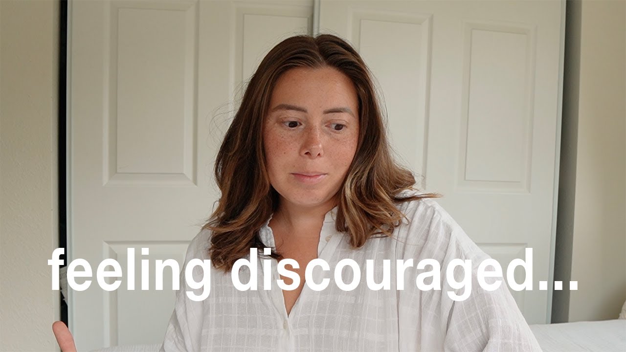 feeling discouraged... and I got a new job