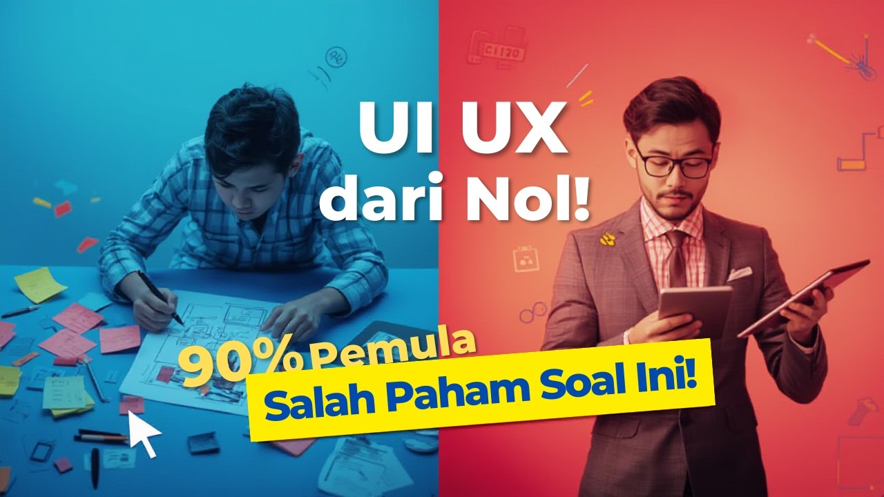 Belajar UI UX dari Nol! 90% Pemula Salah Paham Soal Ini!