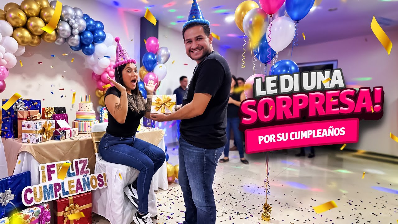 NUNCA IMAGINO ESTE REGALO DE CUMPLEAÑOS// no se lo esperaba