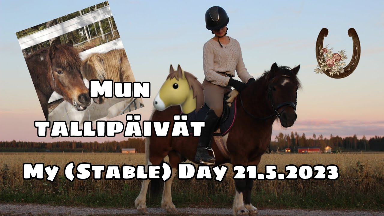 Millaisia Mun Tallipäivät On? - My Day Tallilta 21.5.2023