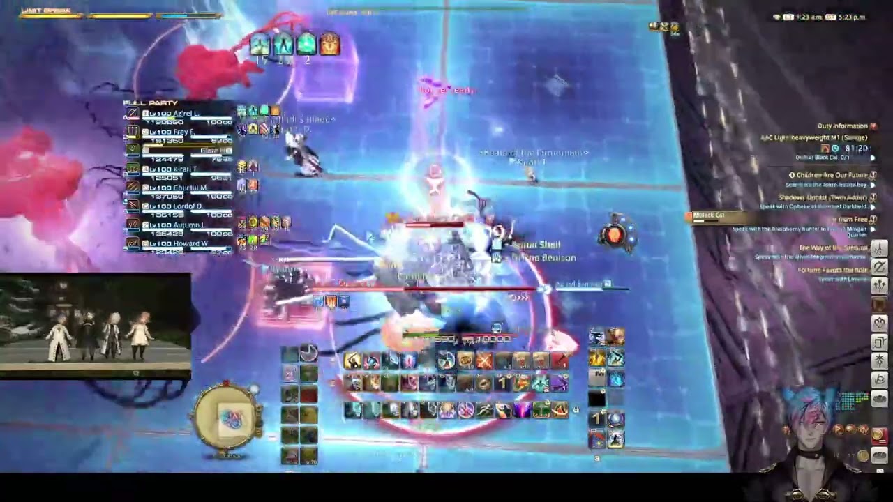 Final Fantasy XIV - AAC Light-Heavyweight M1 Savage clear!!! MT pov