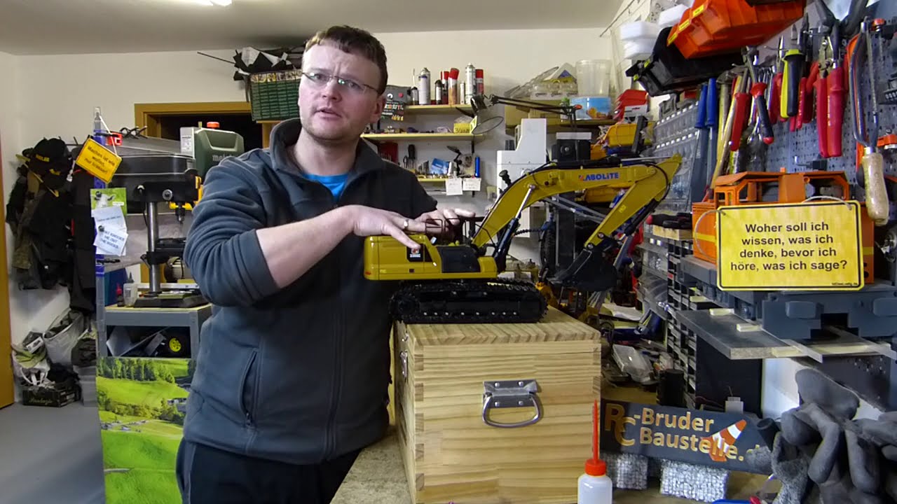 Huina Kabolite K336 Hydraulikbagger - Unboxing und Aufschrauben