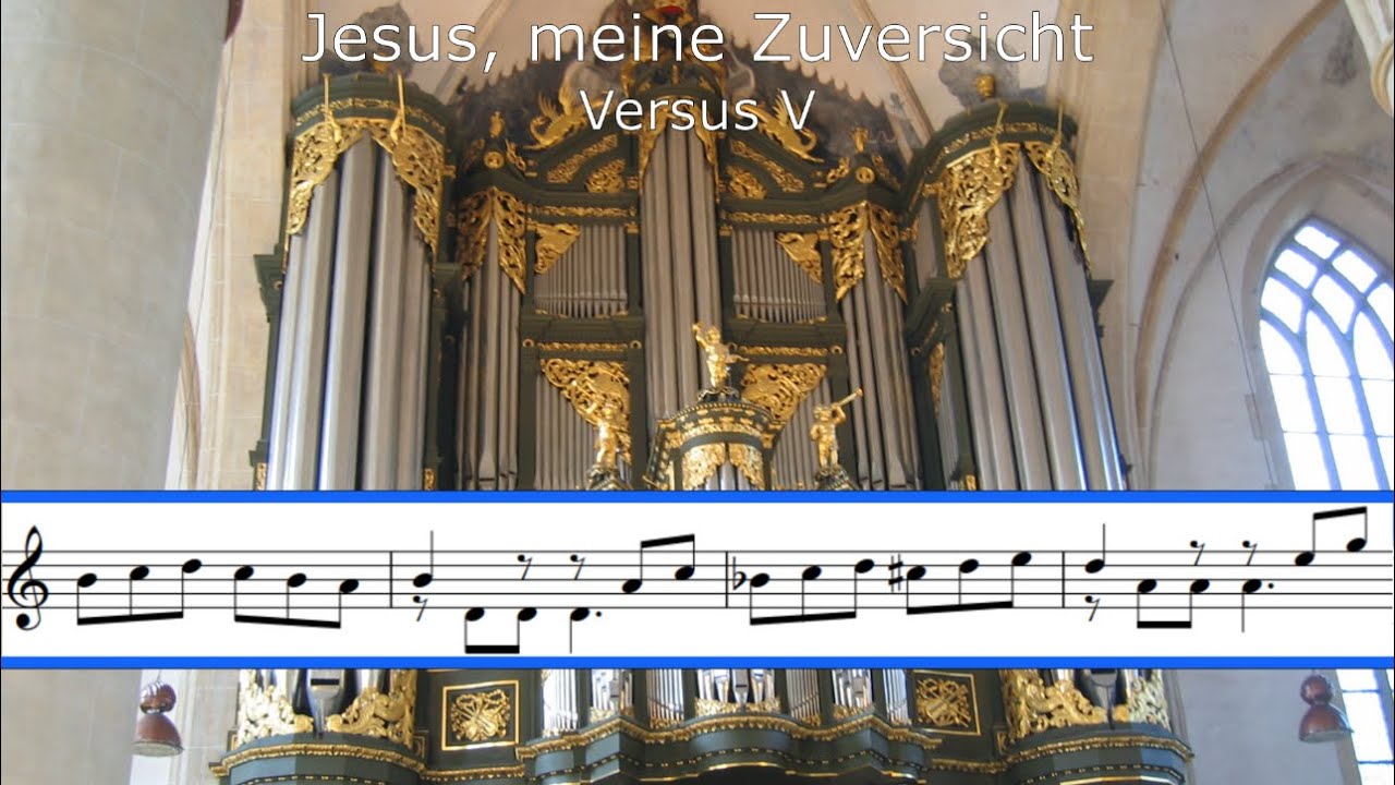 Sietze de Vries - Improvisation on 'Jesus, meine Zuversicht'. Martinikerk Groningen [ANALYSIS]