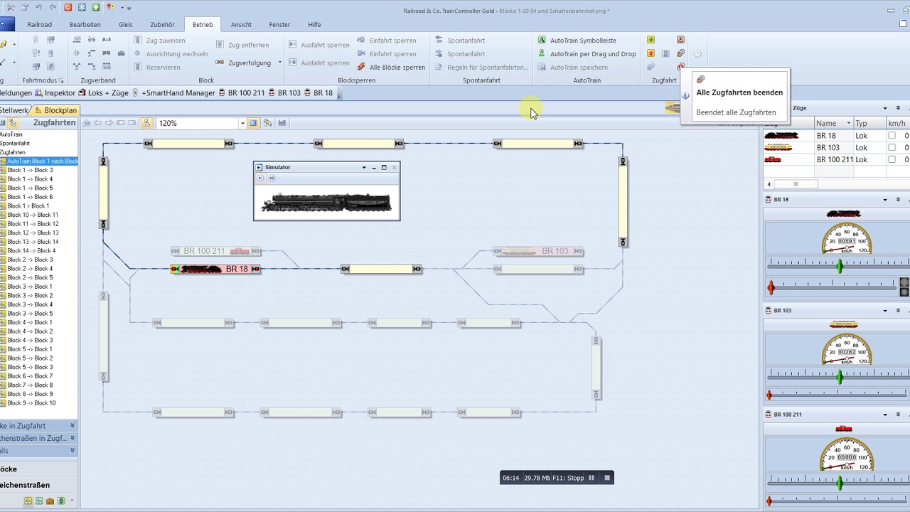 TrainController 9.0 Gold #09 Automatische Zugfahrt