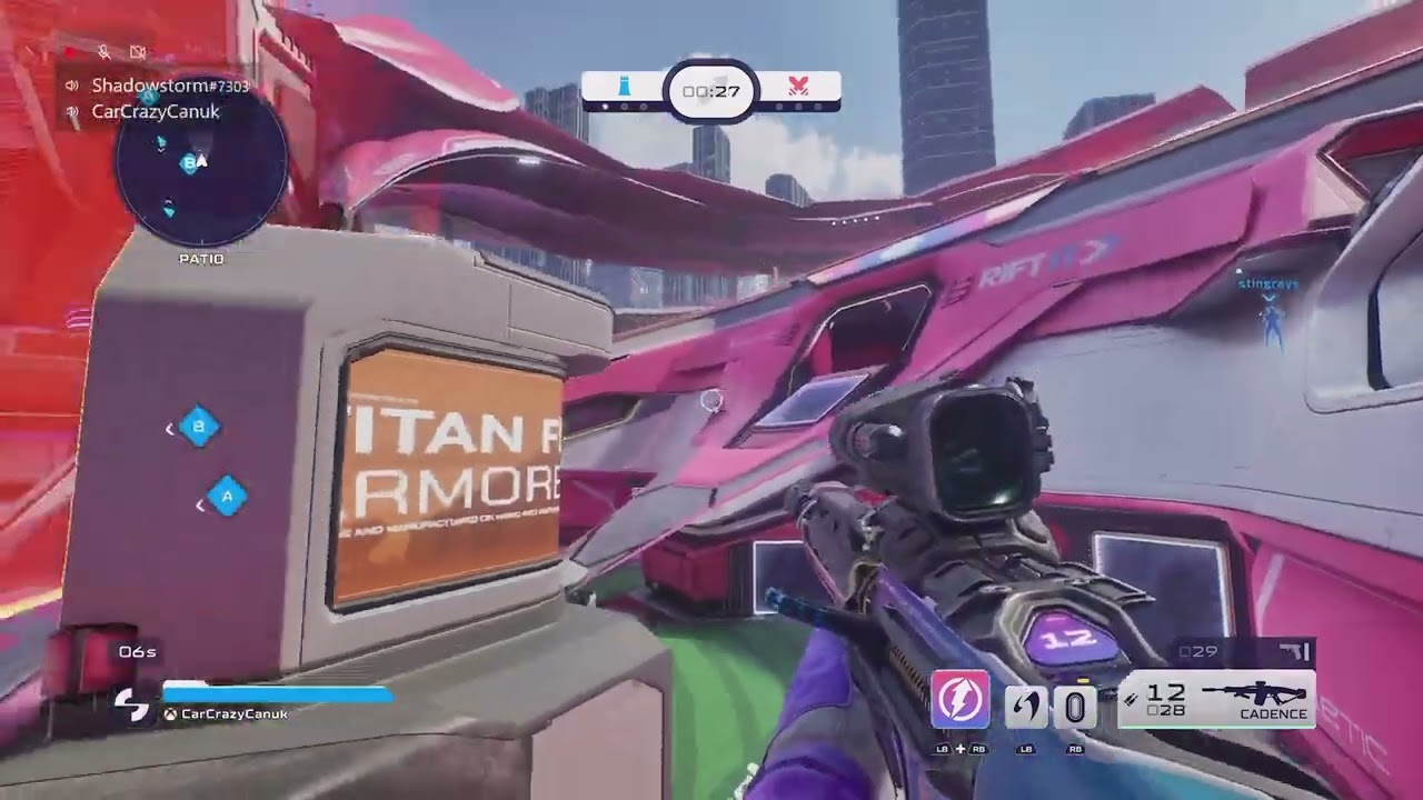 Andrew and Nitro's first game of Splitgate 2! June 25th 2025