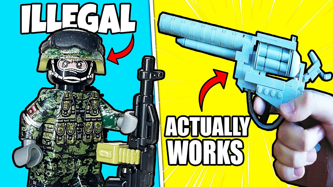 I built CRIMINAL LEGO Weapons...