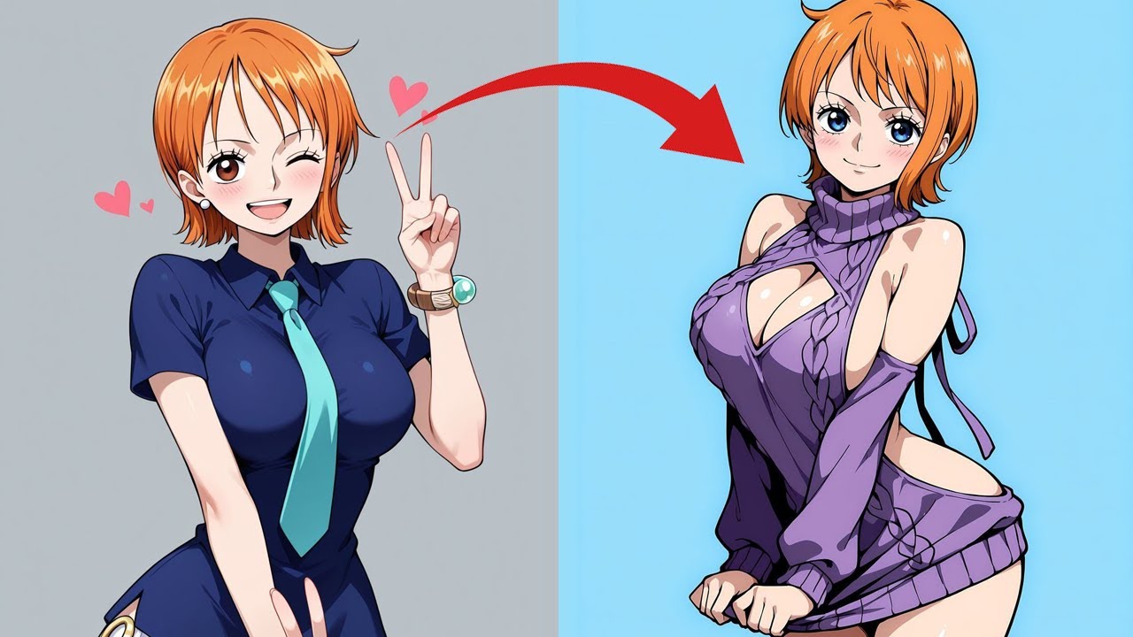 What If One Piece Girls Wore Casual Clothes 😳