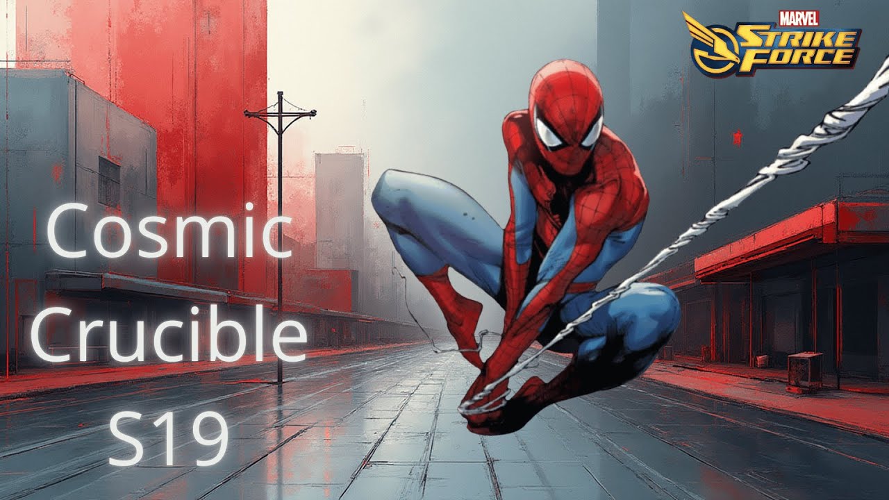 FIRST PLAY VS LEVEL 110 | COSMIC CRUCIBLE S19 (week 7, round 1) | MARVEL STRIKE FORCE | MSF