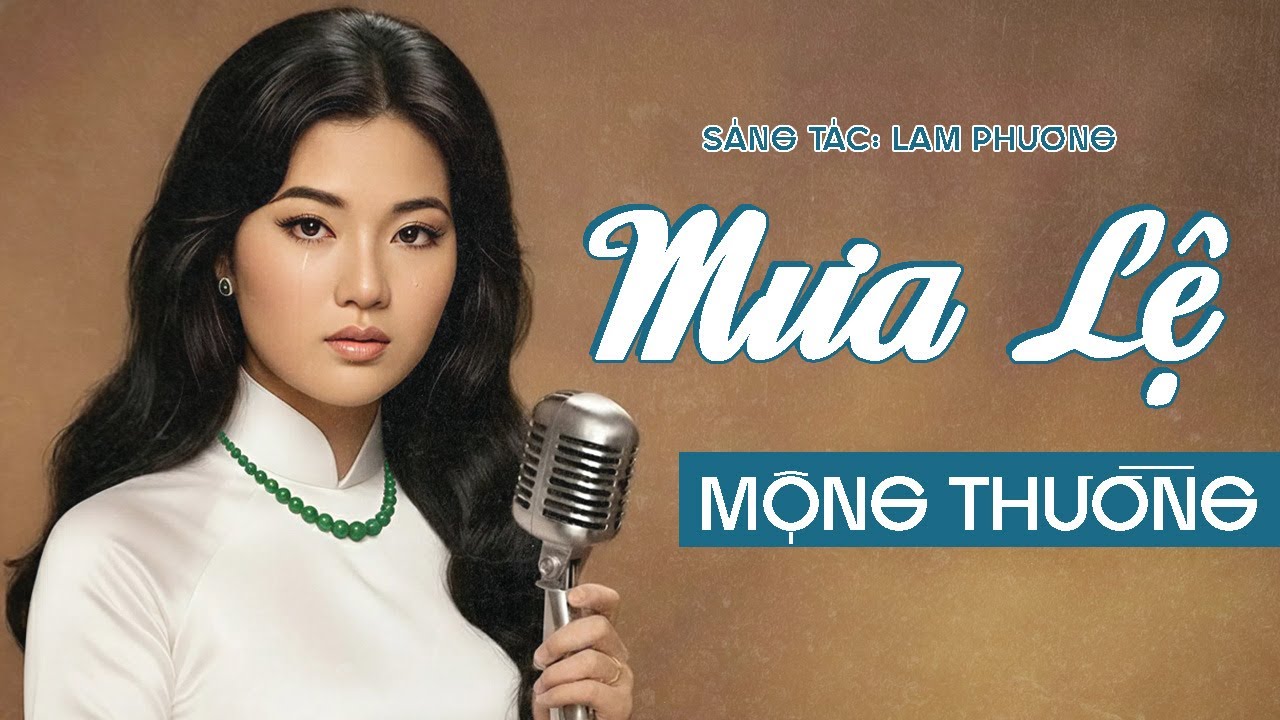 MƯA LỆ - MỘNG THƯỜNG OFFICAL | Nhạc Trữ Tình Lam Phương Được yêu Thích Nhất