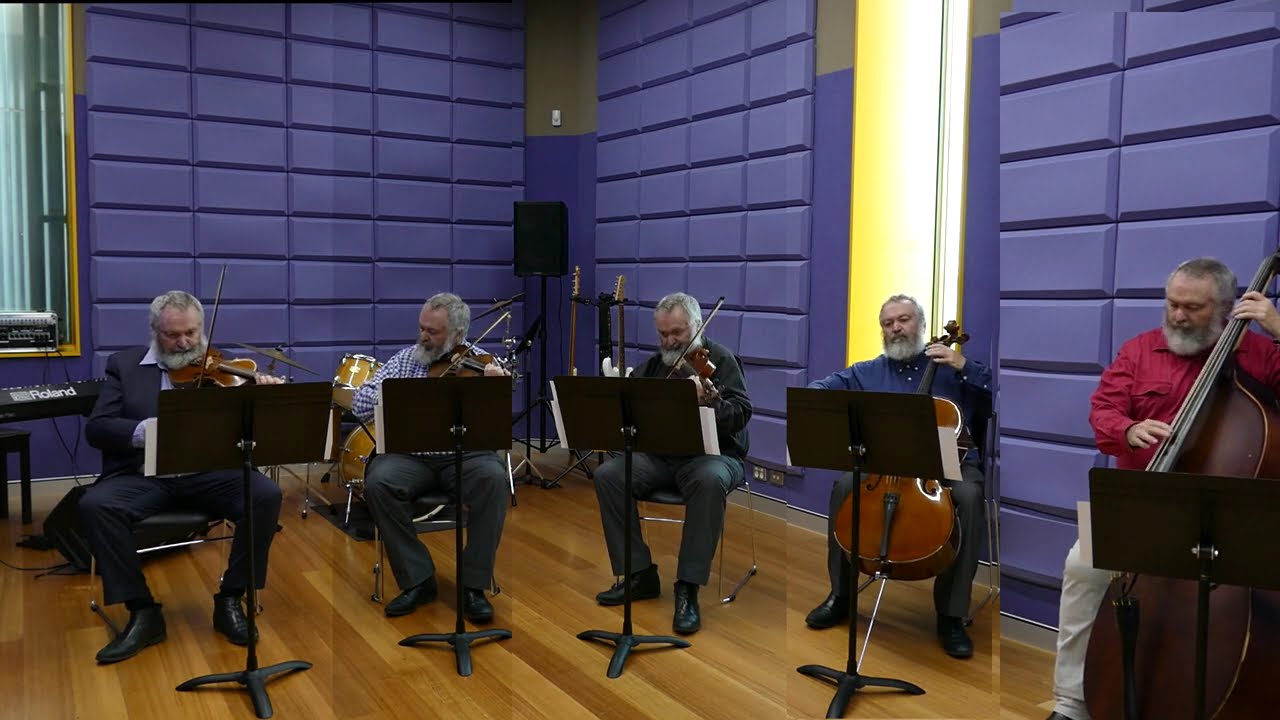 The 5 Phils String Quintet -Sultans of Swing Backing Video