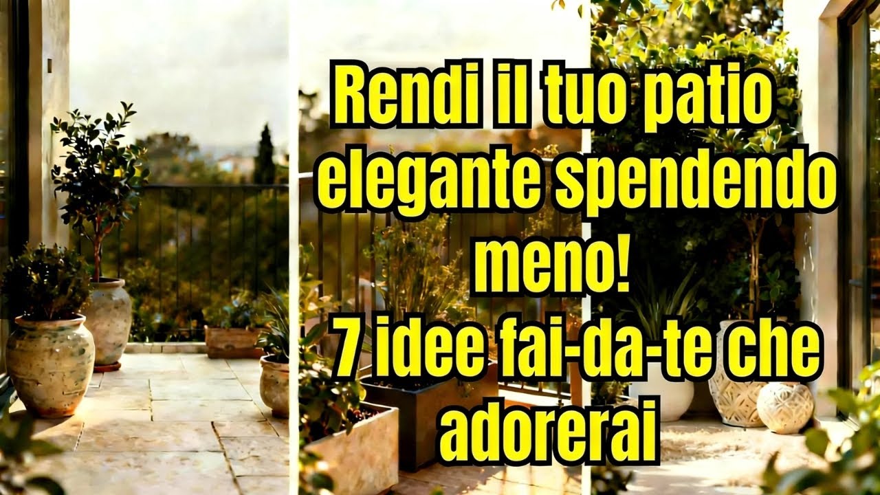 7 IDEE DI PICCOLI GIARDINI: LOOK COSTOSO, FACILISSIMI DA FARE A CASA! 🌿✨