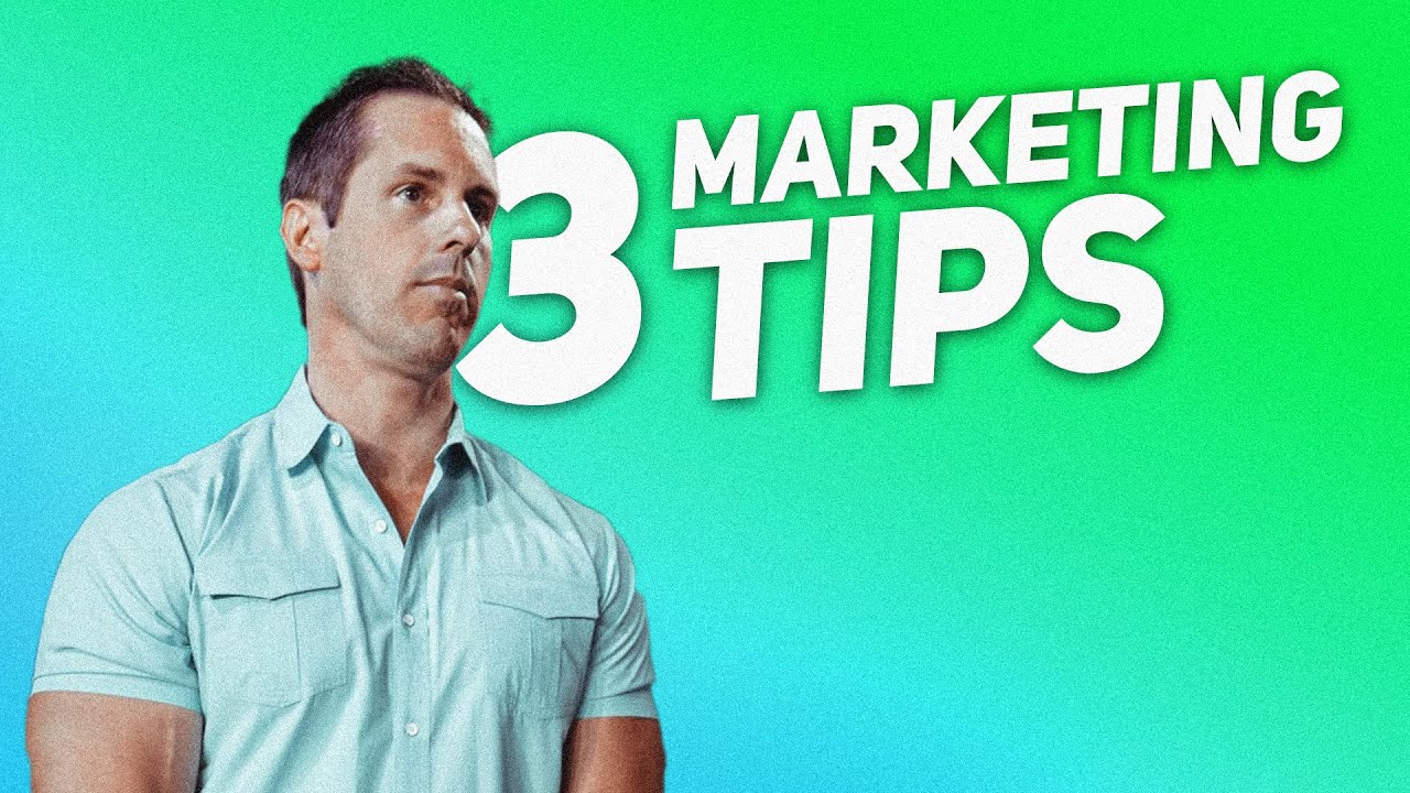 ✅ 3 Marketing Tips