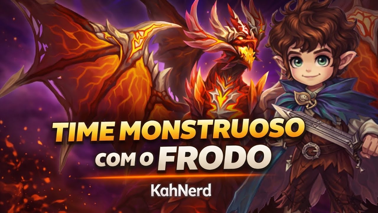 TUTORIAL DO TIME PERFEITO COM O FRODO PARA O DRAGÃO // SUMMONERS WARS 