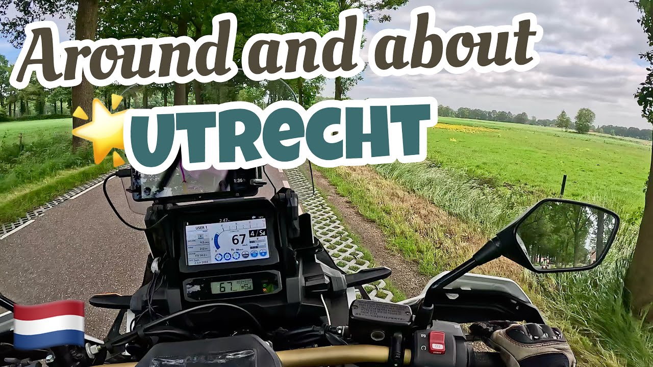 Twining the roads around Utrecht - The Netherlands on Africa Twin 🏍️