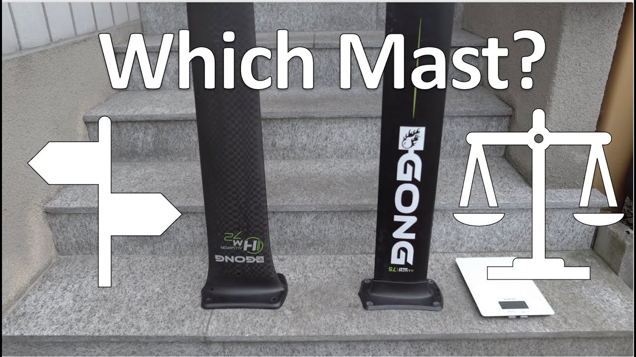 Different Masts and Stabs for the Sirus XXL