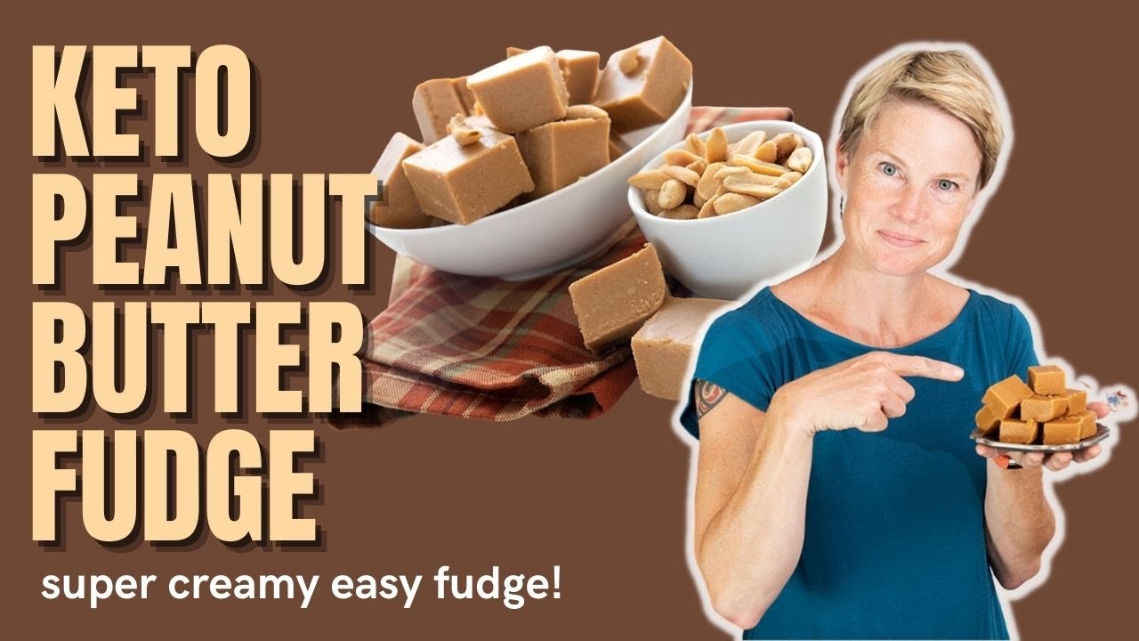 KETO PEANUT BUTTER FUDGE | super creamy, quick and easy!
