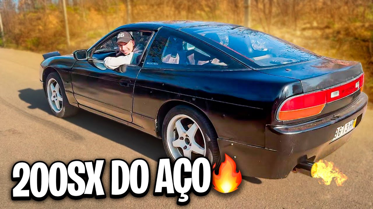 NISSAN 200SX MODIFICADO EM CASA COM CHAMAS BRUTAIS DO @BossGarage  !!! 🔥| DIDITV