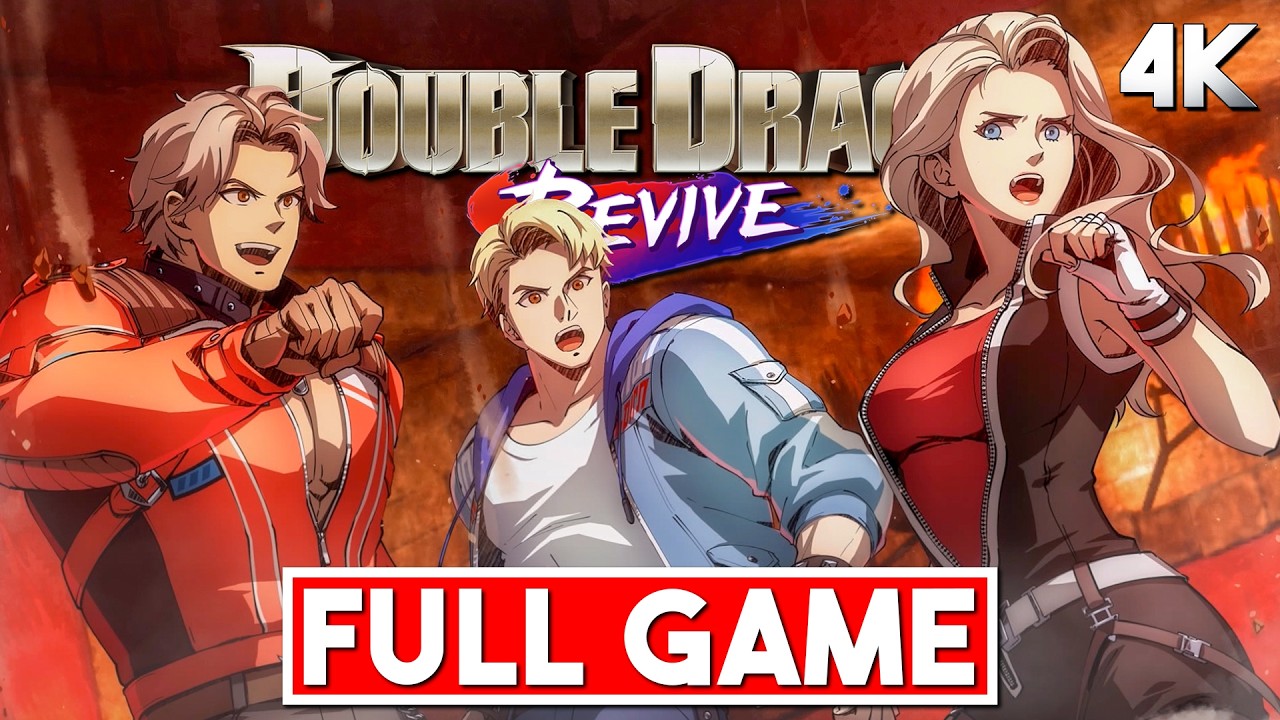 DOUBLE DRAGON REVIVE Gameplay Walkthrough FULL GAME 4K 60FPS - No Commentary