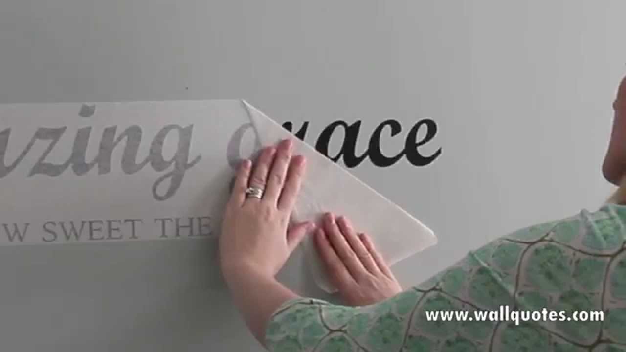 Wall Quotes&trade; Tutorials: Decal won't stick to the wall