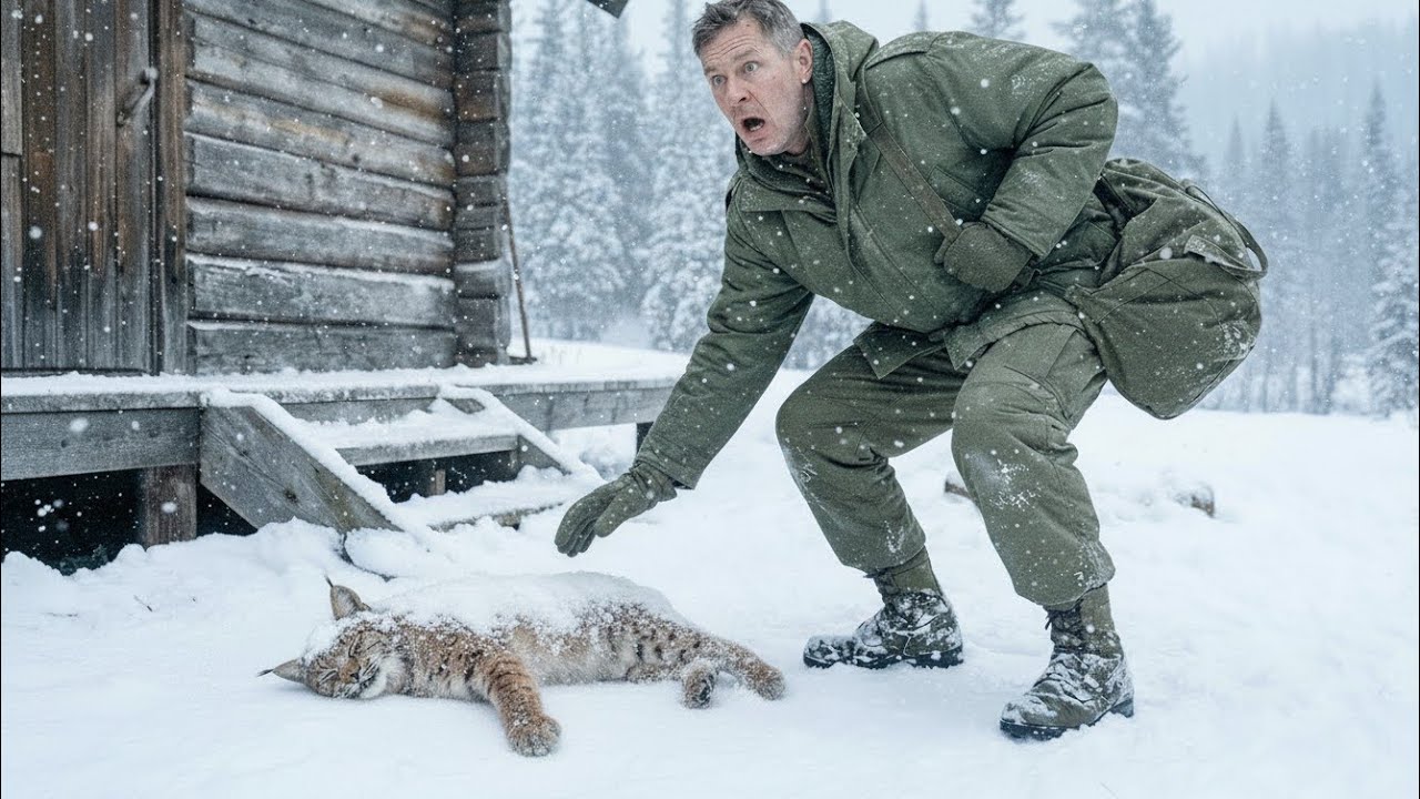 Эта вернувшаяся с фронта солдатка находит спасенную ею рысь, замерзшую у ворот. Поступок ее семьи...